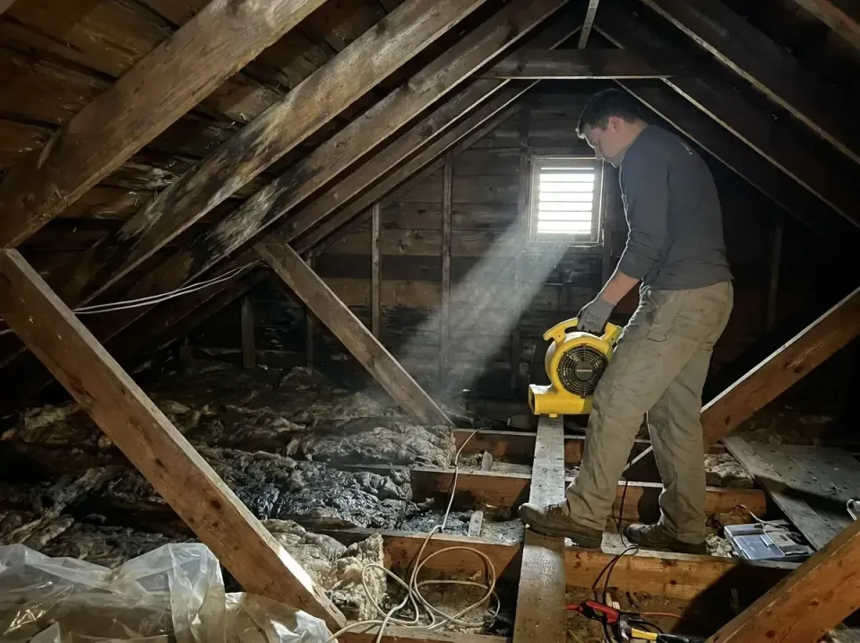 attic-water-damage-drying-proc-007 — frequently asked questions, Emergency Water Extraction & 24/7 Flood Response in Monroev…